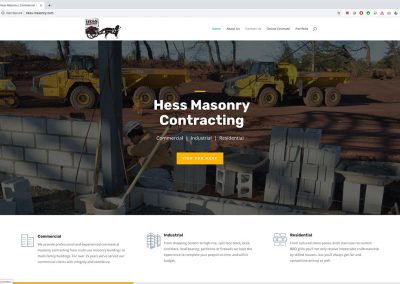 Hess Masonry New Home Page