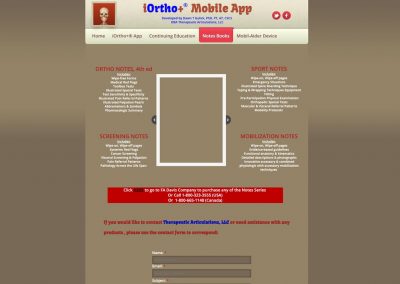 iOrtho+ Before - Mobile App Page