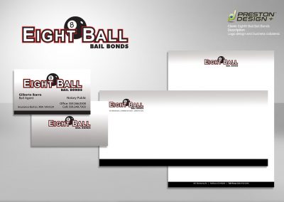 Eighyt Ball Bail Bonds logo design