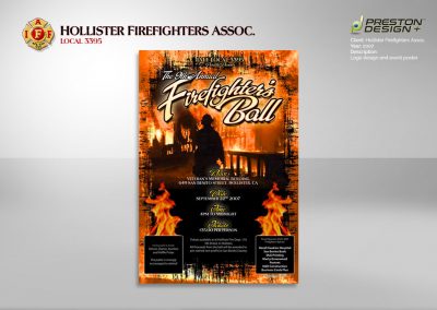 Hollister Fire Department Event Poster